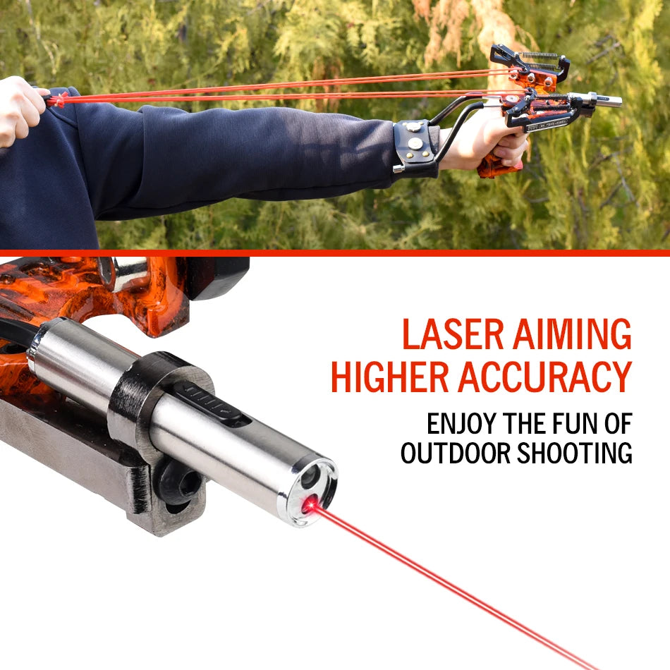 Powerful Laser Slingshot